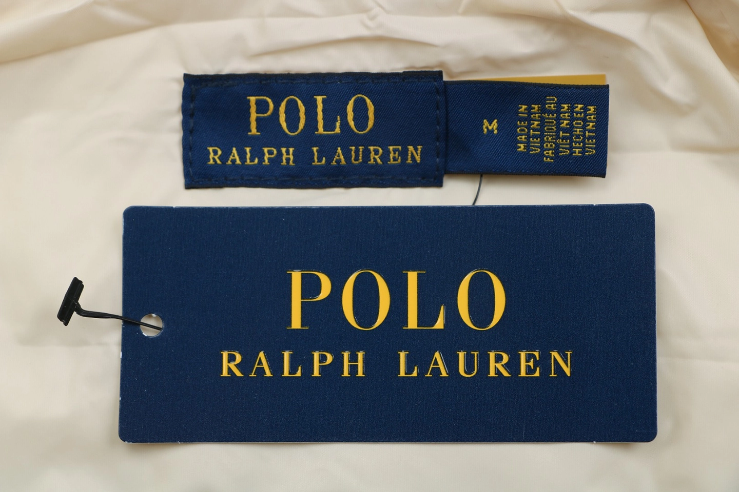 Ralph Lauren Women’s Quilted Pony Logo Down Jacket Brand label