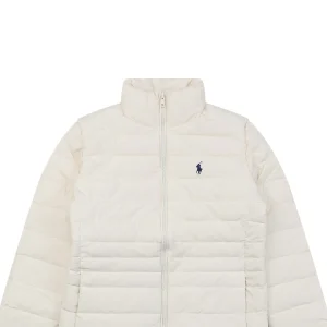 Ralph Lauren Women’s Quilted Pony Logo Down Jacket