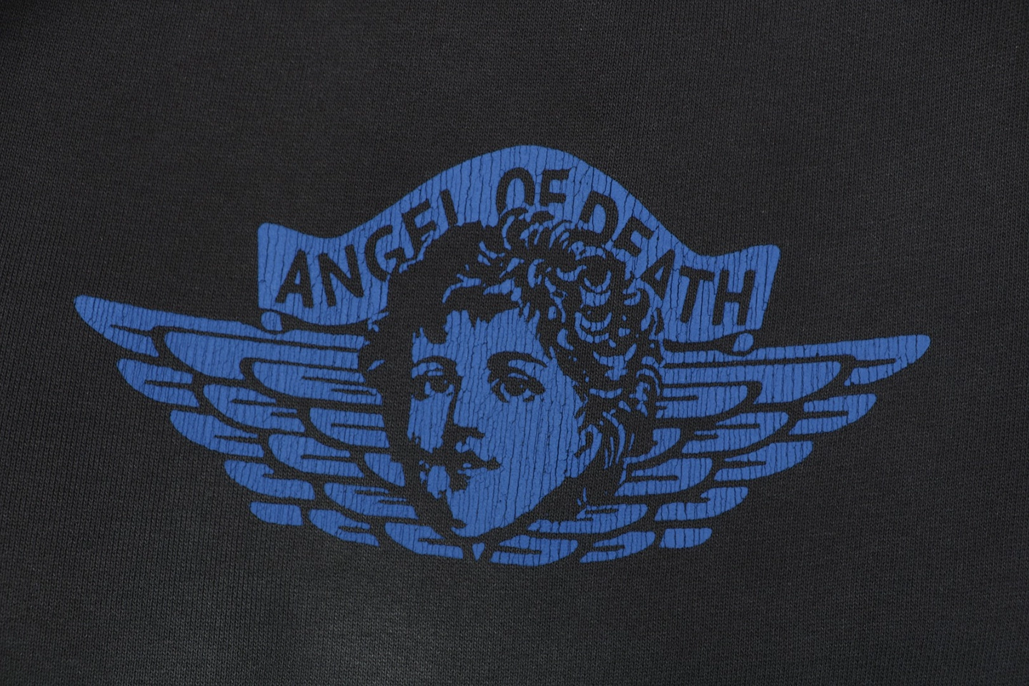 Saint Michael Angel Rebirth Vintage Distressed Print Sweatpants Pirnt