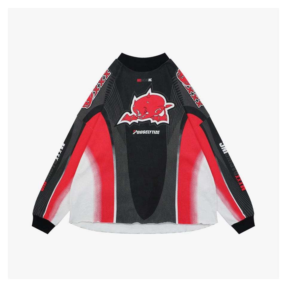 Saint Michael Devil & Angel Racing Graphic Shirt Front view