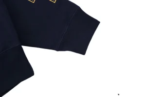 Saint Michael Reflective Angel Medallion Graphic Hoodie Cuff