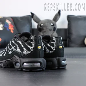 Swarovski x Air Max Plus “Moonlight” rear angled view with visible Air units