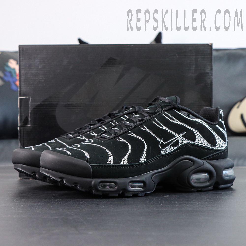 Swarovski x Air Max Plus “Moonlight” full pair product display