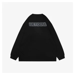 We11done Bear Graphic Shirt Back view