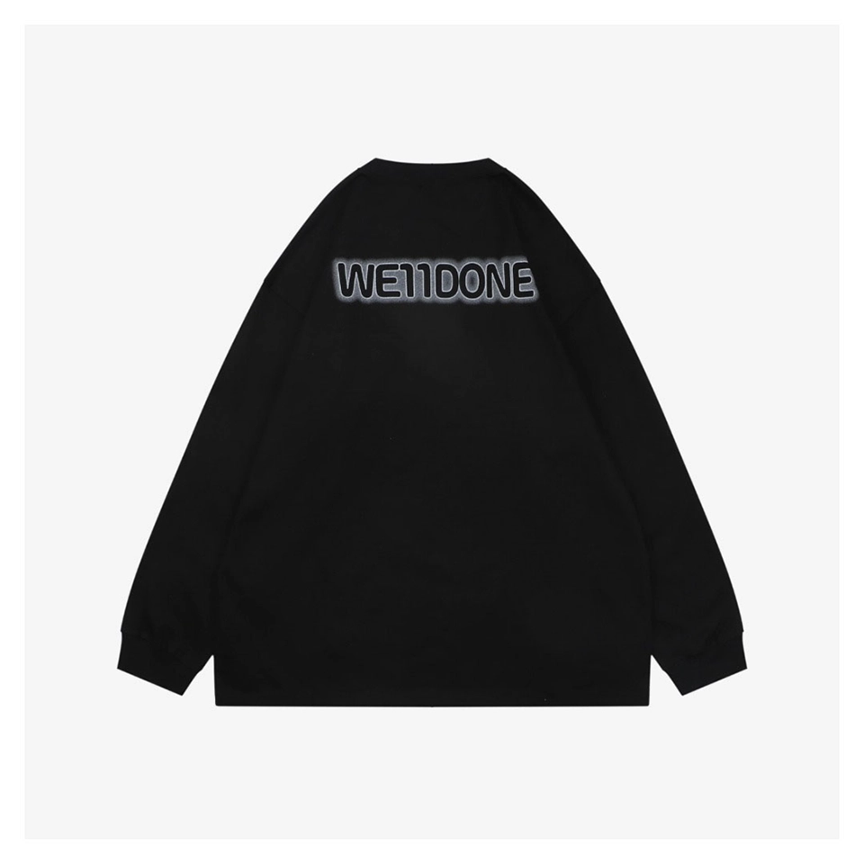 We11done Bear Graphic Shirt Back view