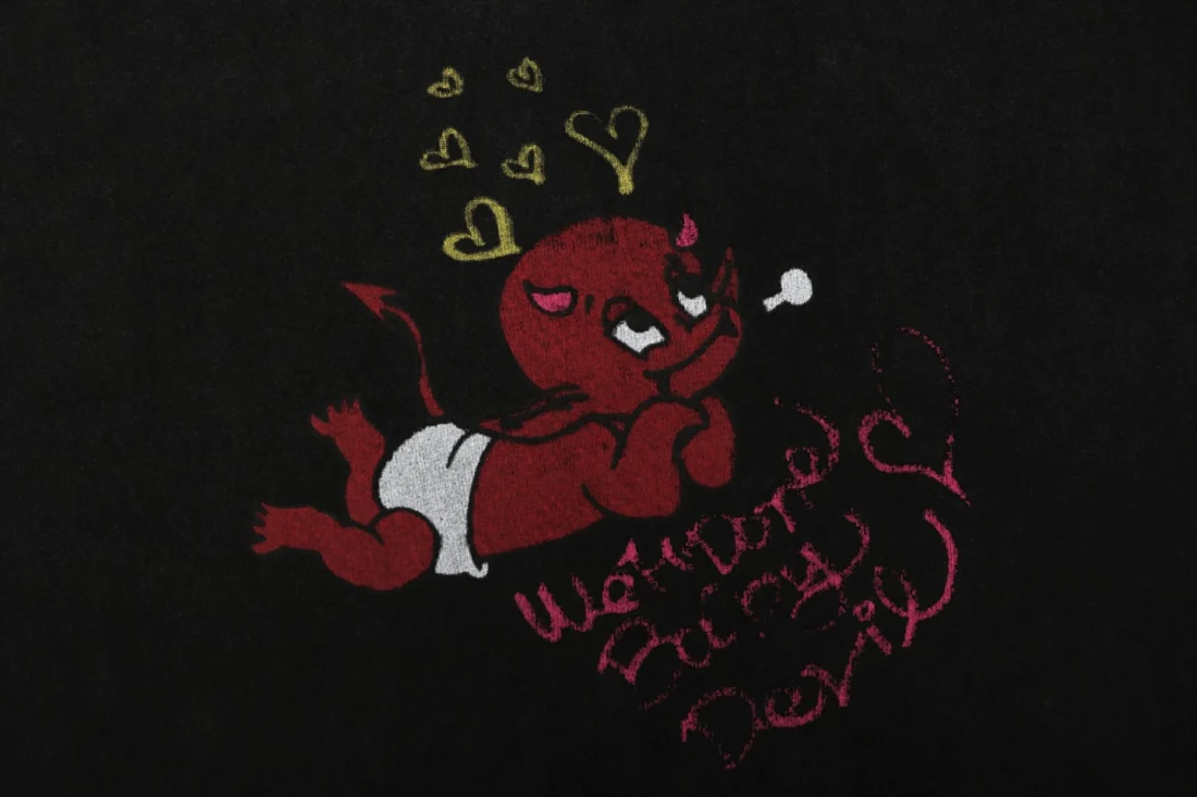 We11done Little Devil Graphic Shirt Front Print