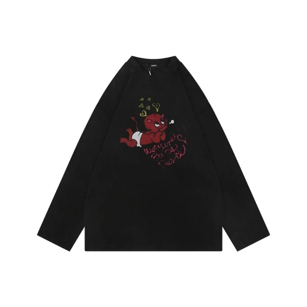 We11done Little Devil Graphic Shirt Front view