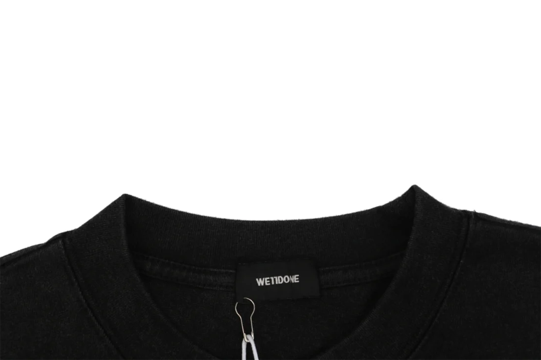 We11done Little Devil Graphic Shirt Collar