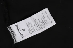 We11done Neon Outline Teddy Bear Washed Shirt Wash label