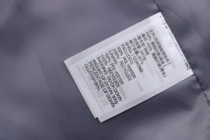 Adidas Originals Trefoil Logo Hooded Down Jacket Grey Wash label