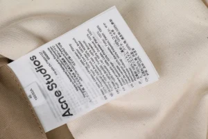 Acne Studios Leather Collar Barn Jacket Wash label