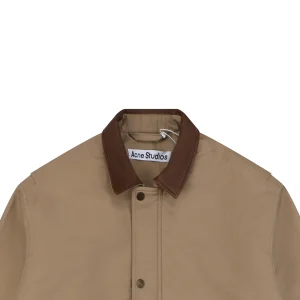 Acne Studios Leather Collar Barn Jacket