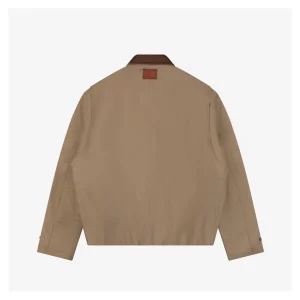 Acne Studios Leather Collar Barn Jacket Back view