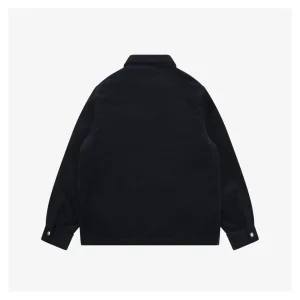 Burberry Equestrian Emblem Corduroy Padded Jacket Back view