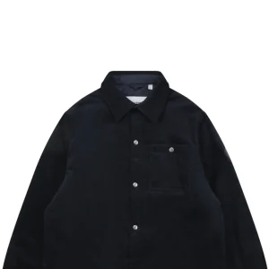 Burberry Equestrian Emblem Corduroy Padded Jacket