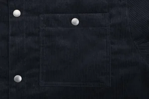 Burberry Equestrian Emblem Corduroy Padded Jacket Pocket