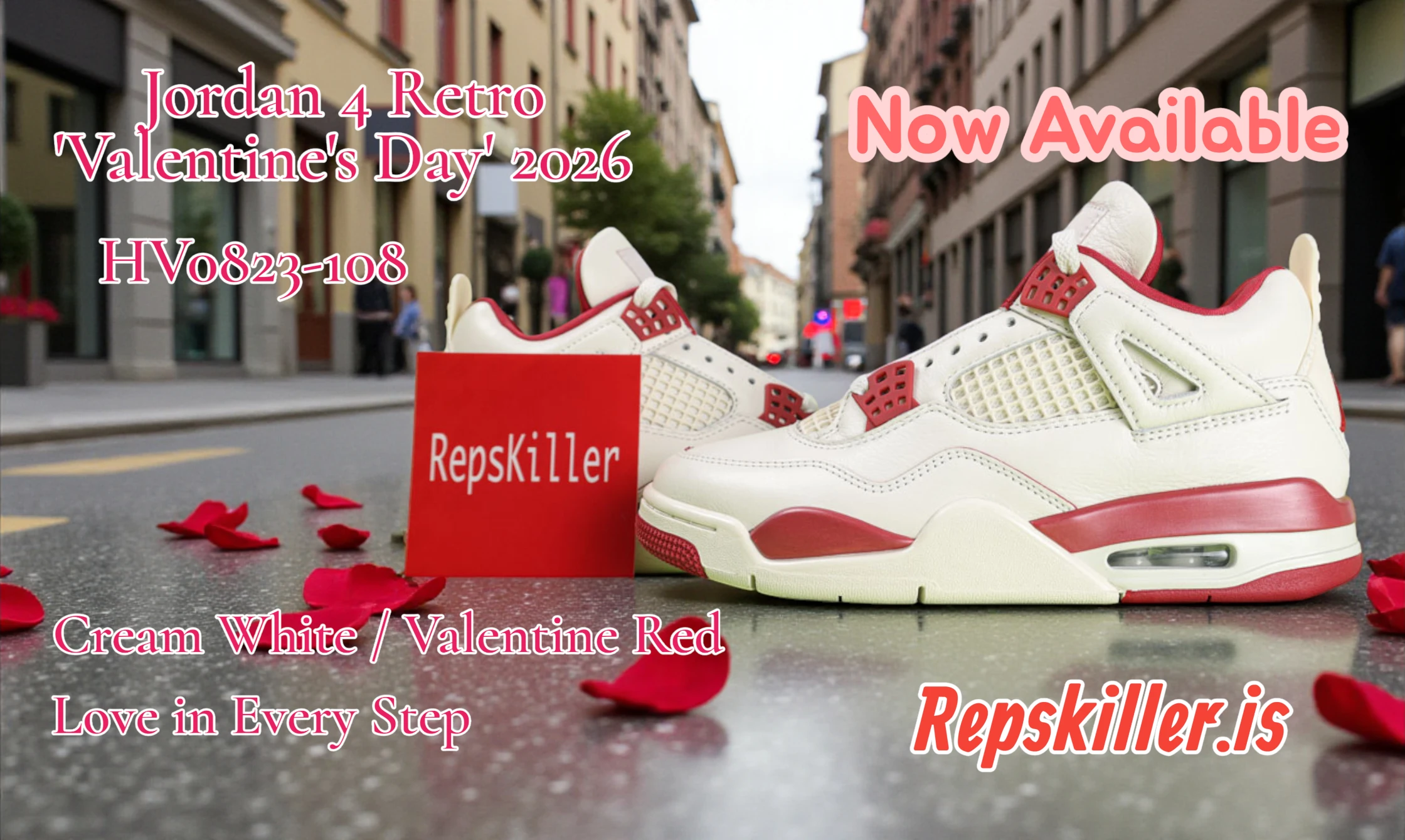 Jordan 4 Retro 'Valentine's Day' 2026 New Release
