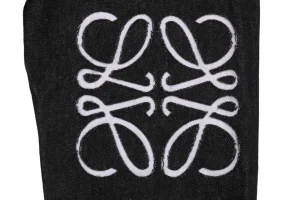 Loewe Anagram Embroidered Sleeve Denim Jacket Brand