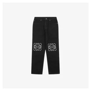 Loewe Anagram Knee Panel Denim Jeans Front view