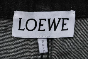 Loewe Anagram Knee Panel Denim Jeans Brand label