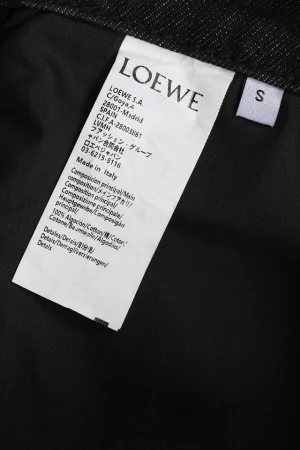 Loewe Anagram Knee Panel Denim Jeans Wash label