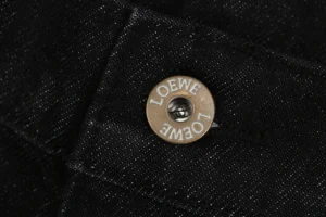 Loewe Anagram Knee Panel Denim Jeans Button