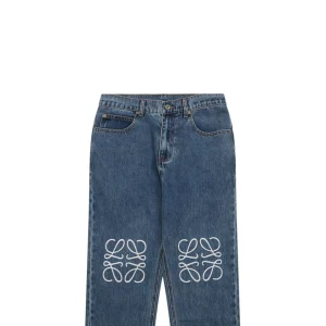 Loewe Anagram Knee Panel Denim Trousers