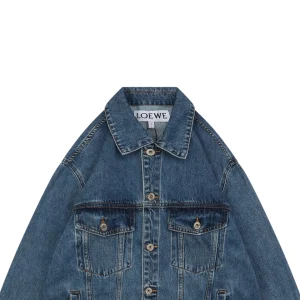 Loewe Anagram Sleeve Embroidered Denim Jacket2.jpeg