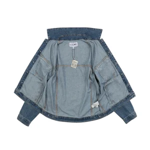 Loewe Anagram Sleeve Embroidered Denim Jacket3.jpeg