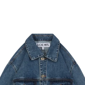 Loewe Anagram Sleeve Embroidered Denim Jacket4.jpeg