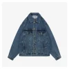 L Anagram Sleeve Embroidered Denim Jacket