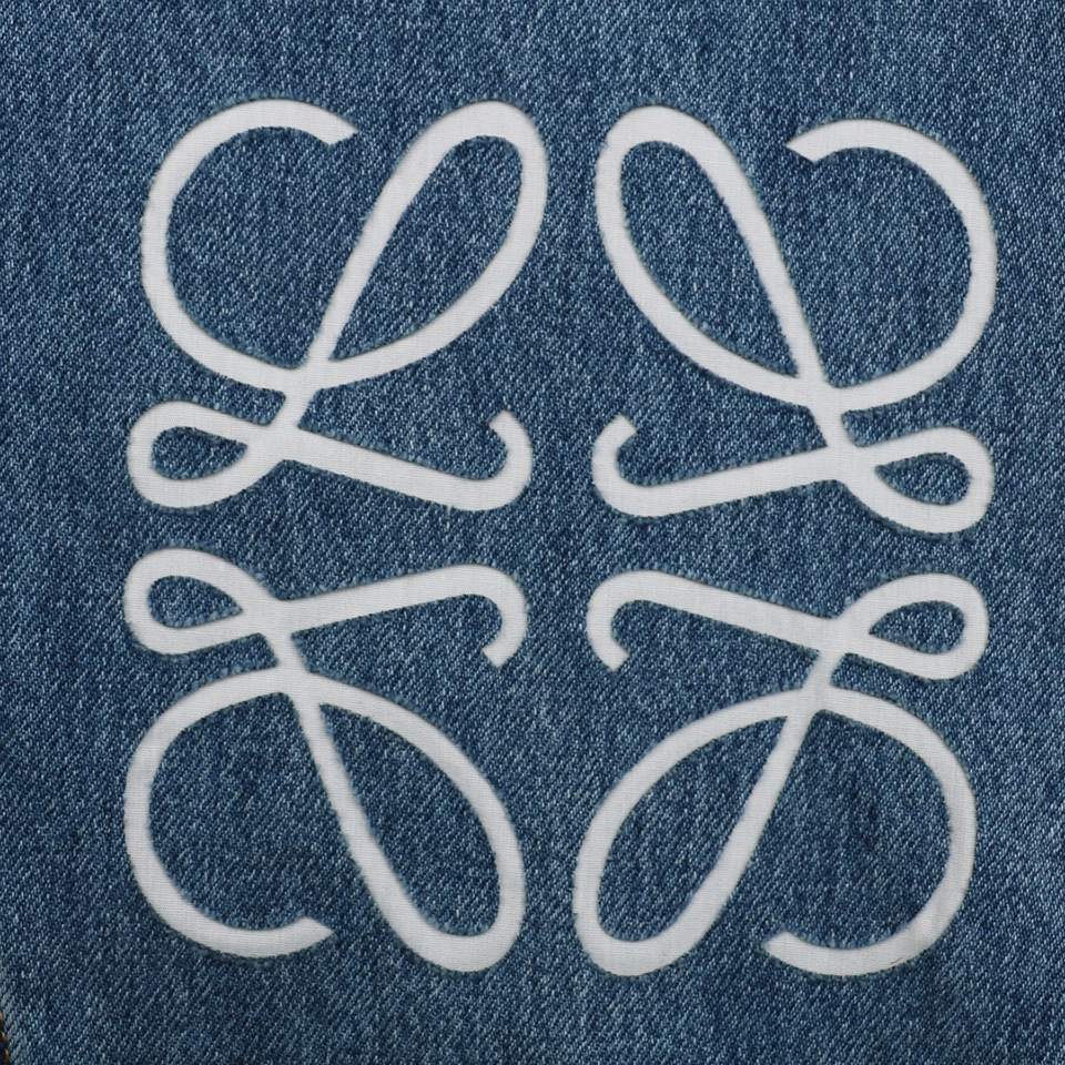 Loewe Anagram Sleeve Embroidered Denim Jacket8.jpeg