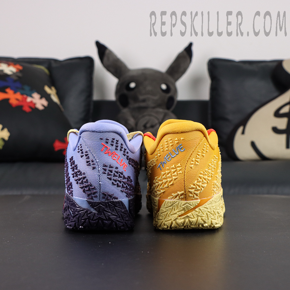 Nike Ja 3 EP Channel 12 basketball shoes, heel view with “Twelve” text and supportive structure