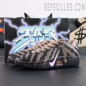 Nike Ja 3 Mink Brown basketball shoes displayed with original shoebox