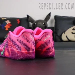 Nike Ja 3 “Price of Admission” basketball shoes, rear view with “TWELVE” embroidered heel and midsole structure