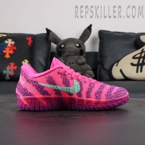 Nike Ja 3 “Price of Admission” basketball shoes, medial side view with mint green Swoosh and ZoomX midsole