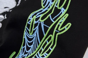 Sp5der 555 Portrait Web Sleeve Hoodie9