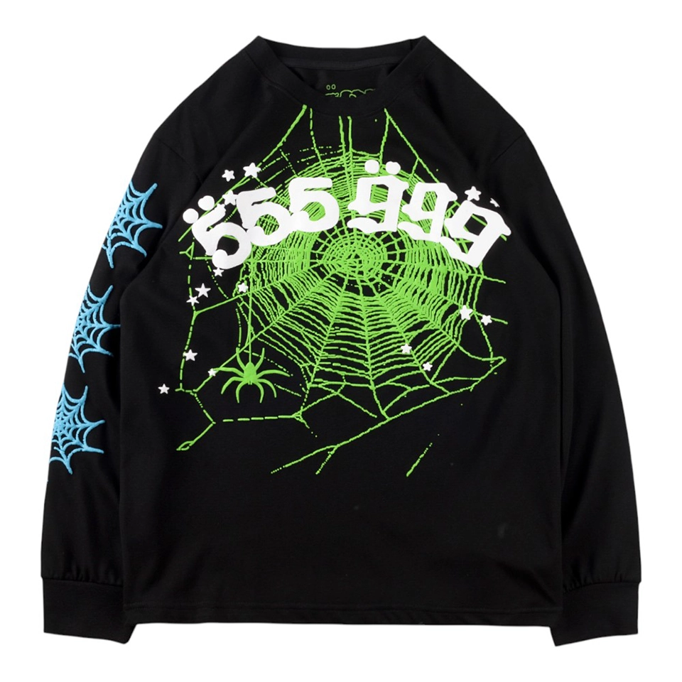 Sp5der 555 Web Graphic Shirt Front view