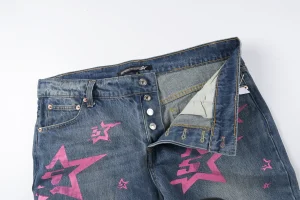 Sp5der All-Over Star Denim Jeans11