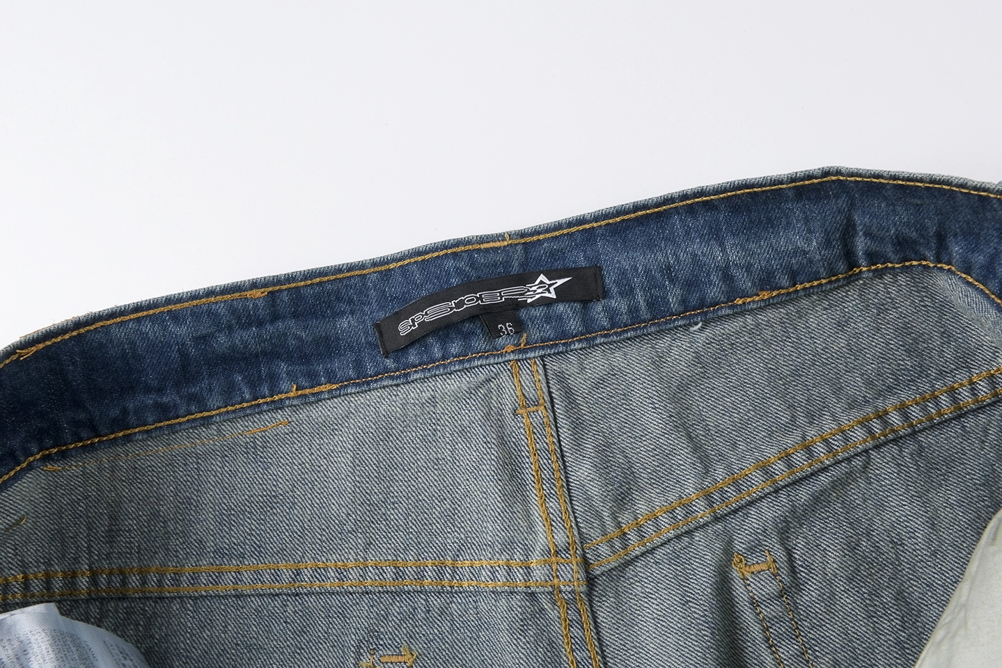 Sp5der All-Over Star Denim Jeans4