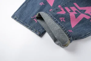 Sp5der All-Over Star Denim Jeans5