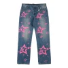 Sp5der All-Over Star Denim Jeans