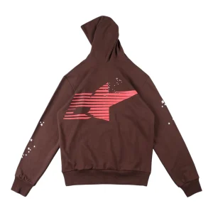 Sp5der Araignée Star Graphic Hoodie Back view