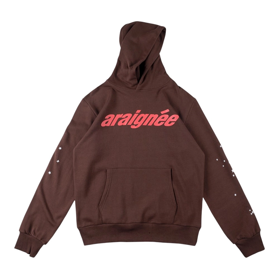 Sp5der Araignée Star Graphic Hoodie Front view