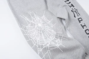 Sp5der Ashweb Grey Arachnophobia Graphic Sweatpants3