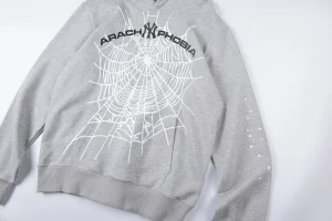 Sp5der Ashweb Grey Arachnophobia Hoodie4