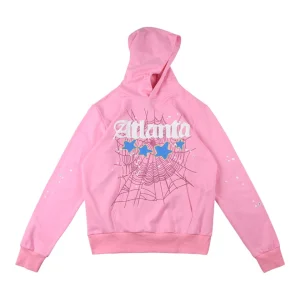 Sp5der Atlanta Web Star Hoodie Front view