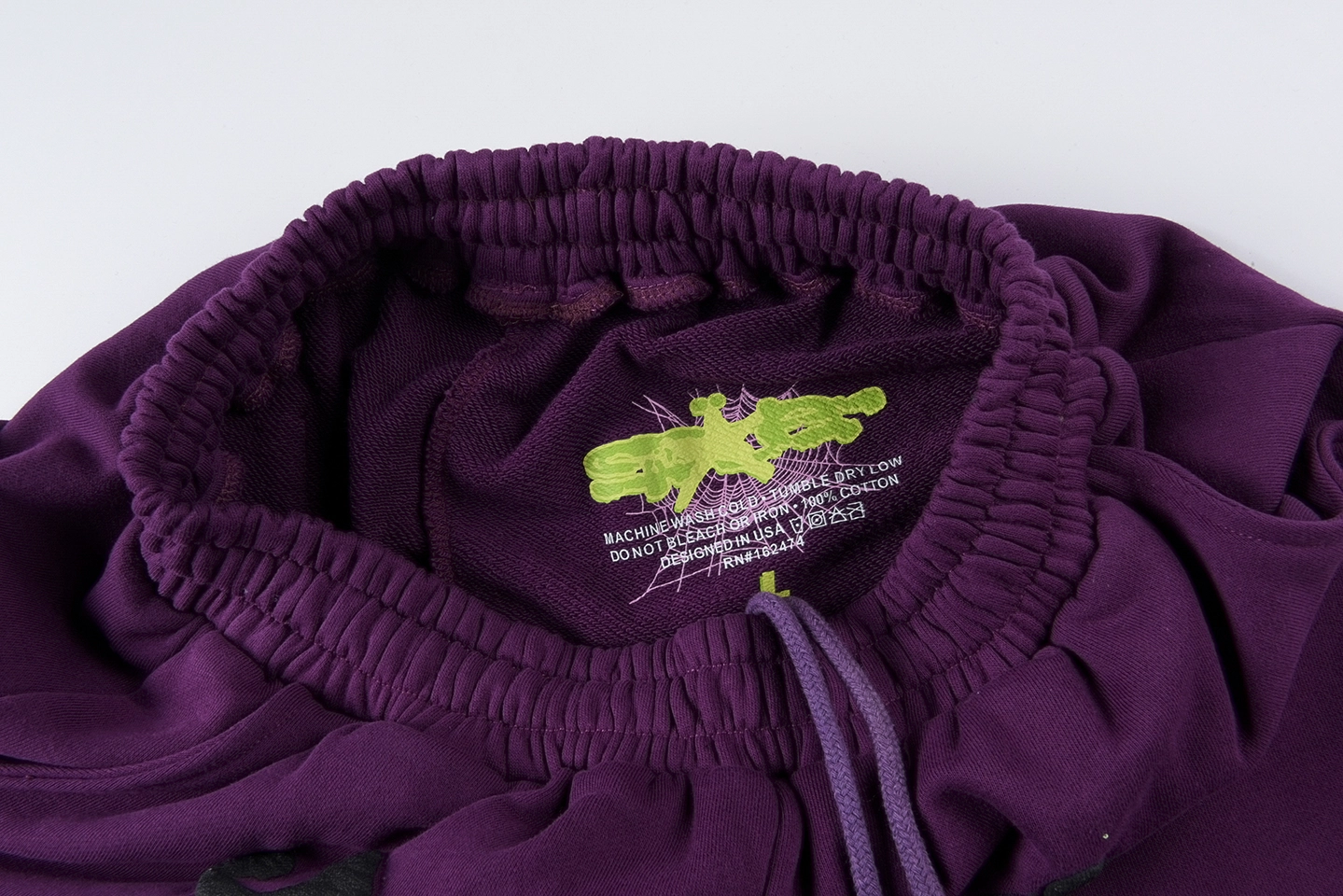 Sp5der Chenille Logo Sweat Shorts5