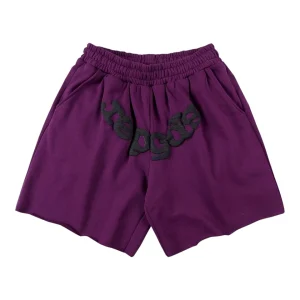 Sp5der Chenille Logo Sweat Shorts Front view
