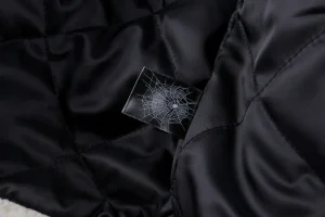 Sp5der Cream Navy Wing Racing Sherpa Jacket15